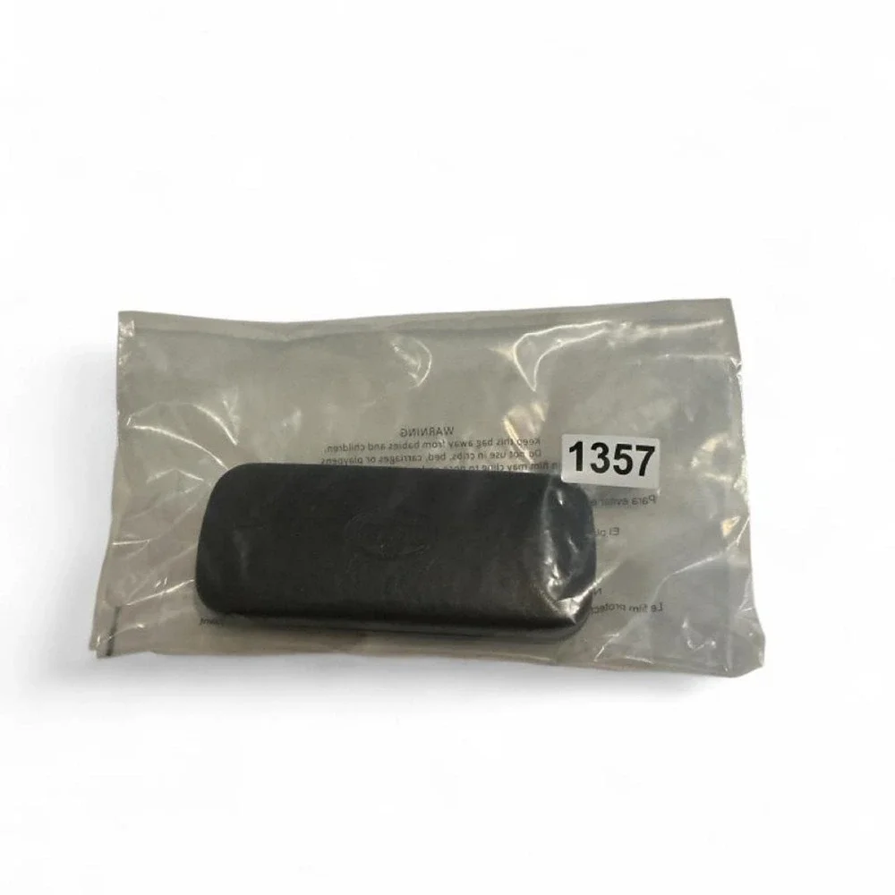 Fossil Eyewear Case Unisex Dark Brown Good Hard Shell Clamshell Logo Accessory